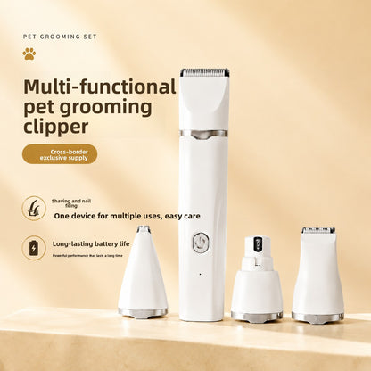 Professional Pet Grooming Clipper with Nail Grinder